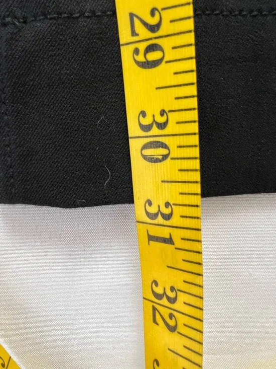 M.M. LaFleur Black Cotton & Elastane Blend High Rise Five Pocket Denim Pant - Picture 11 of 16